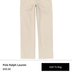 Polo by Ralph Lauren Boys 16 Tan Chinos